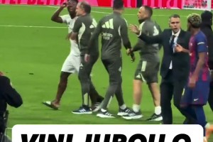 西媒曝冲突细节:维尼修斯做“闭嘴”手势，亚马尔约架更衣室！